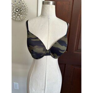 Victoria's Secret PINK Camo Print 34DD Everywhere Push up Bra
